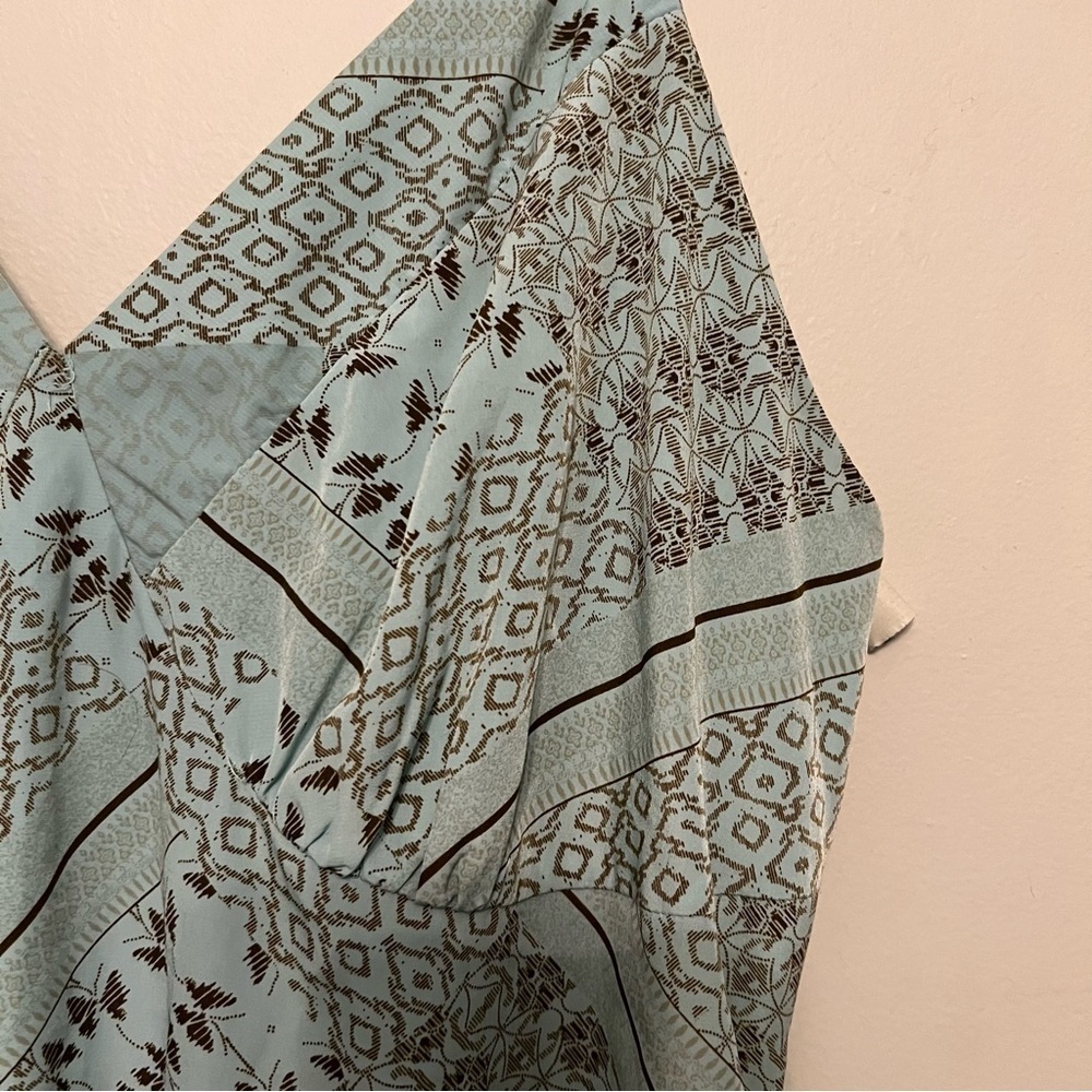 Lane Bryant Collection Patchwork Slip Maxi Dress Size 14 - Picture 4 of 14